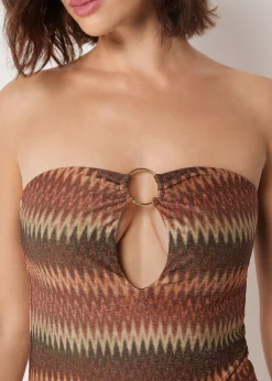 Badeanzug Golden Chevron