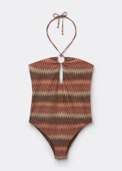 Badeanzug Golden Chevron