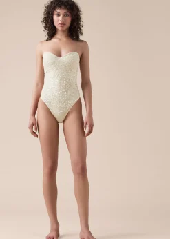 Badeanzug Sequin Net