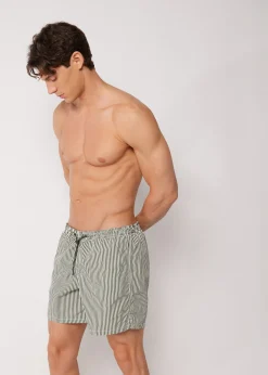 Bade-Boxershorts mit Muster für Herren Formentera