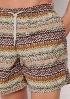 Bade-Boxershorts mit Muster für Herren Formentera