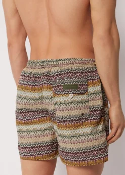 Bade-Boxershorts mit Muster für Herren Formentera