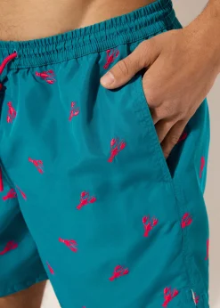 Bade-Boxershorts mit Muster für Herren Formentera