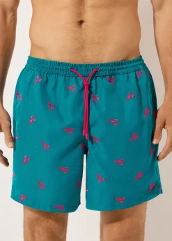 Bade-Boxershorts mit Muster für Herren Formentera