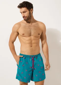 Bade-Boxershorts mit Muster für Herren Formentera