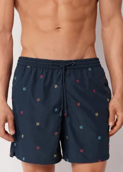 Bade-Boxershorts mit Muster für Herren Formentera