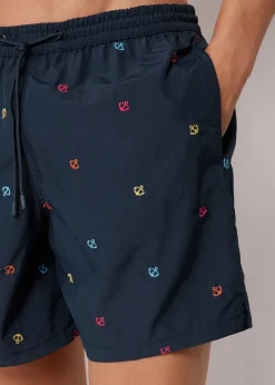 Bade-Boxershorts mit Muster für Herren Formentera