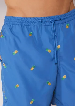 Bade-Boxershorts mit Muster für Herren Formentera