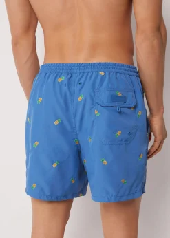Bade-Boxershorts mit Muster für Herren Formentera