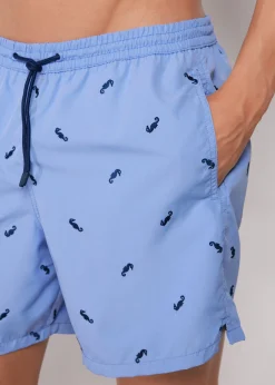 Bade-Boxershorts mit Muster für Herren Formentera