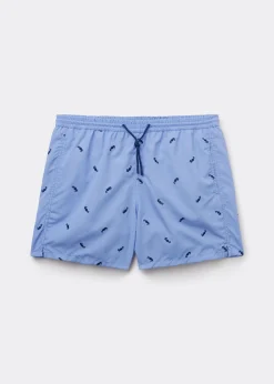 Bade-Boxershorts mit Muster für Herren Formentera