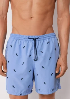 Bade-Boxershorts mit Muster für Herren Formentera