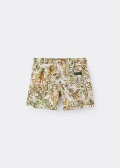 Bade-Boxershorts mit Muster für Jungen Formentera