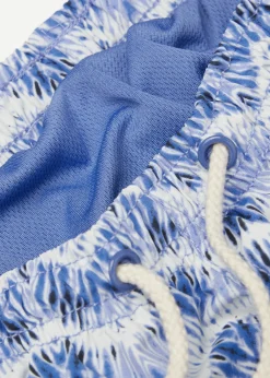 Bade-Boxershorts mit Streifen für Jungen Formentera