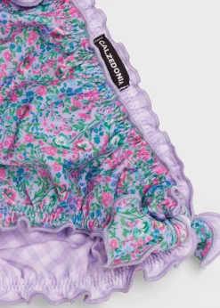 Badehose für Mädchen Floral Vichy