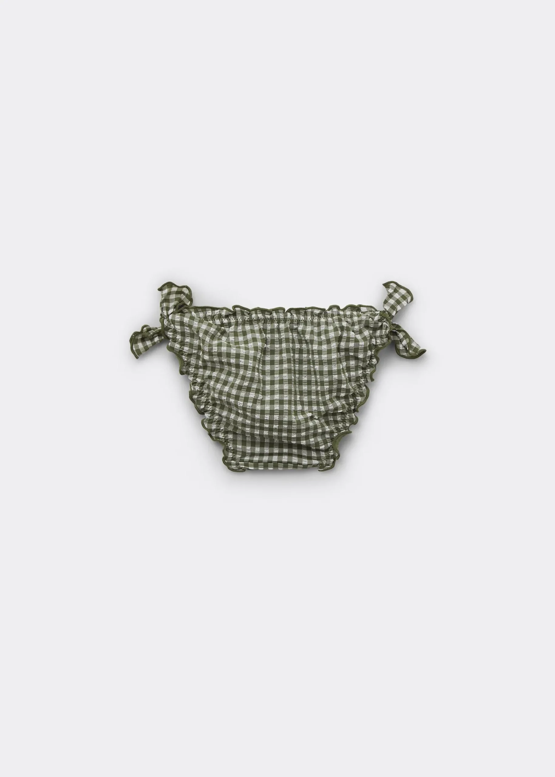 Badehose für Mädchen Green Vichy