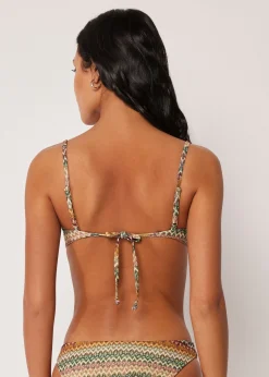 Balconette-Bikinioberteil Elegant Ethnic