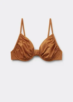 Balconette-Bikinioberteil Shiny Satin