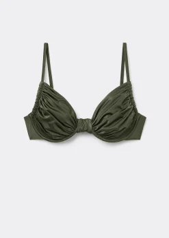 Balconette-Bikinioberteil Shiny Satin