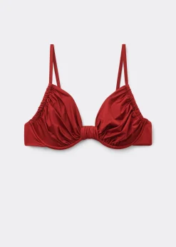 Balconette-Bikinioberteil Shiny Satin