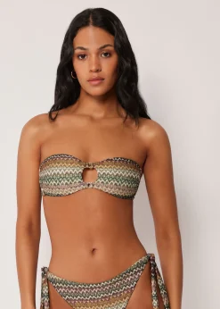 Bandeau-Bikinioberteil Elegant Ethnic