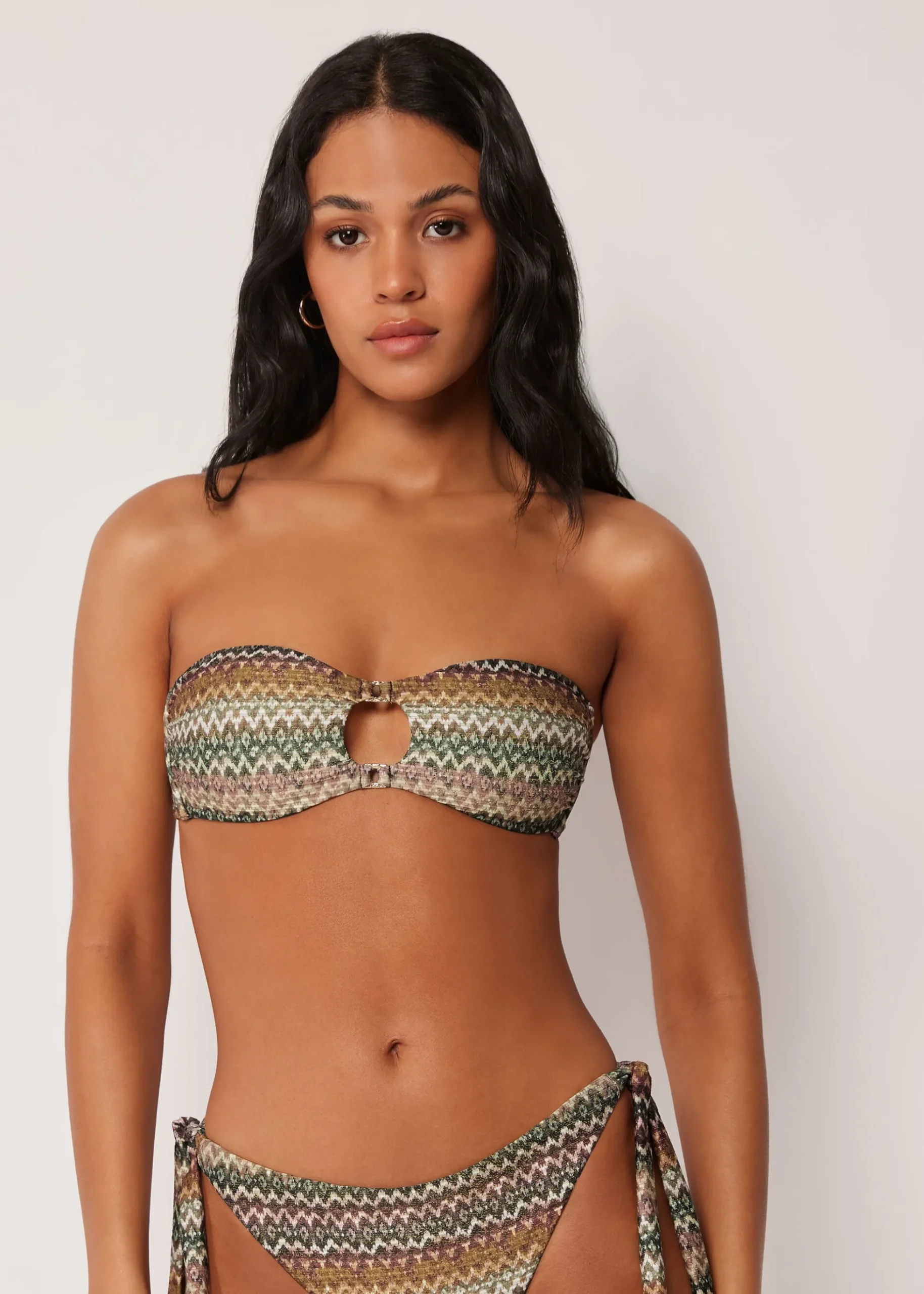 Bandeau-Bikinioberteil Elegant Ethnic