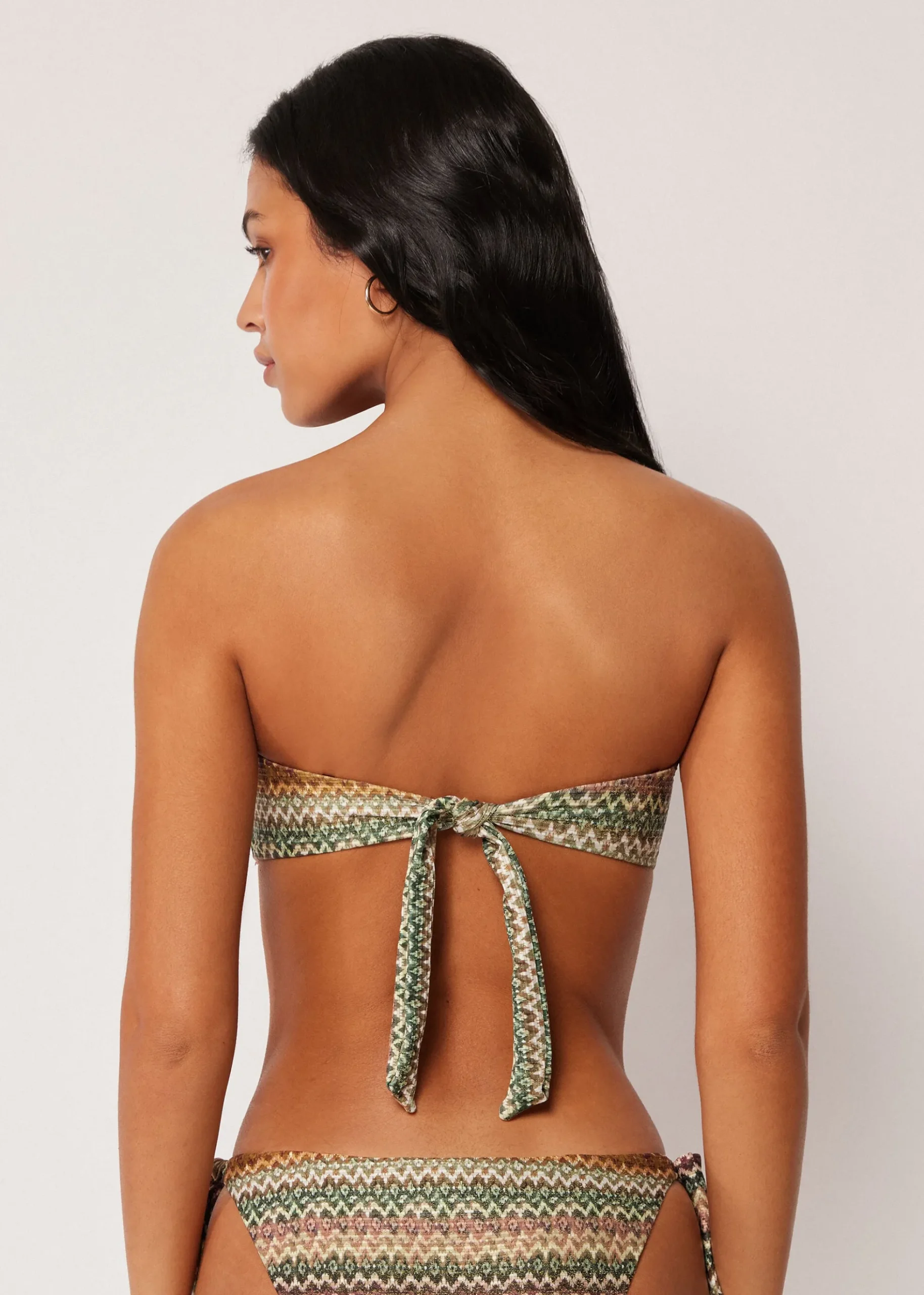 Bandeau-Bikinioberteil Elegant Ethnic