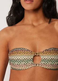 Bandeau-Bikinioberteil Elegant Ethnic
