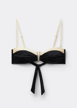 Bandeau-Bikinioberteil Elegant Bicolor