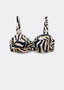 Bandeau-Bikinioberteil Savannah Zebra