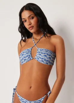 Bandeau-Bikinioberteil Water Reflection