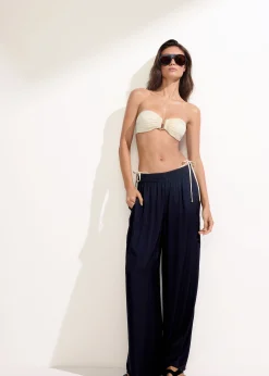 Bandeau-Bikini-Top Shiny Satin