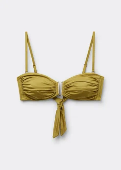 Bandeau-Bikini-Top Shiny Satin