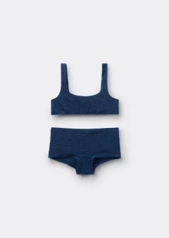Bikini für Mädchen Crinkle Waves