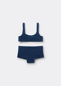 Bikini für Mädchen Crinkle Waves
