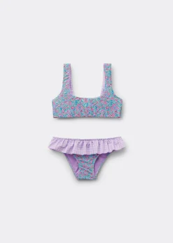 Bikini für Mädchen Floral Vichy