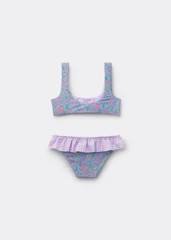 Bikini für Mädchen Floral Vichy