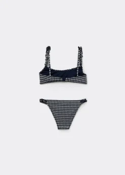 Bikini für Mädchen Green Vichy
