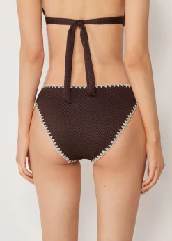 Bikinihose Bicolor Embroidery