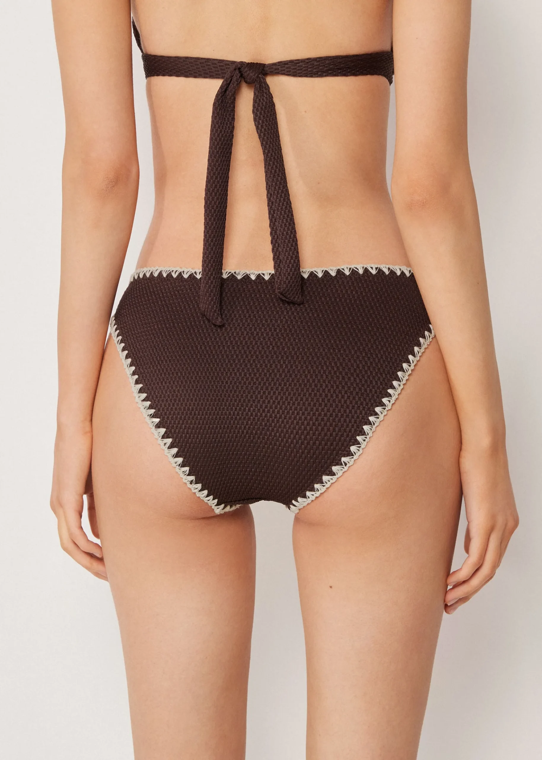 Bikinihose Bicolor Embroidery