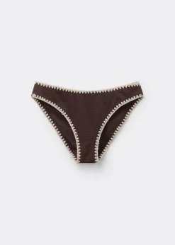 Bikinihose Bicolor Embroidery