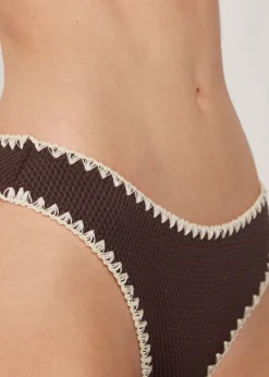 Bikinihose Bicolor Embroidery