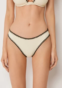 Bikinihose Bicolor Embroidery
