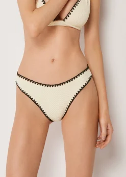 Bikinihose Bicolor Embroidery