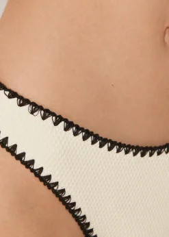 Bikinihose Bicolor Embroidery