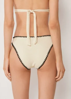 Bikinihose Bicolor Embroidery
