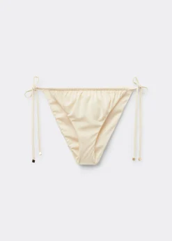 Bikinihose mit schmalen Bändchen Shiny Satin