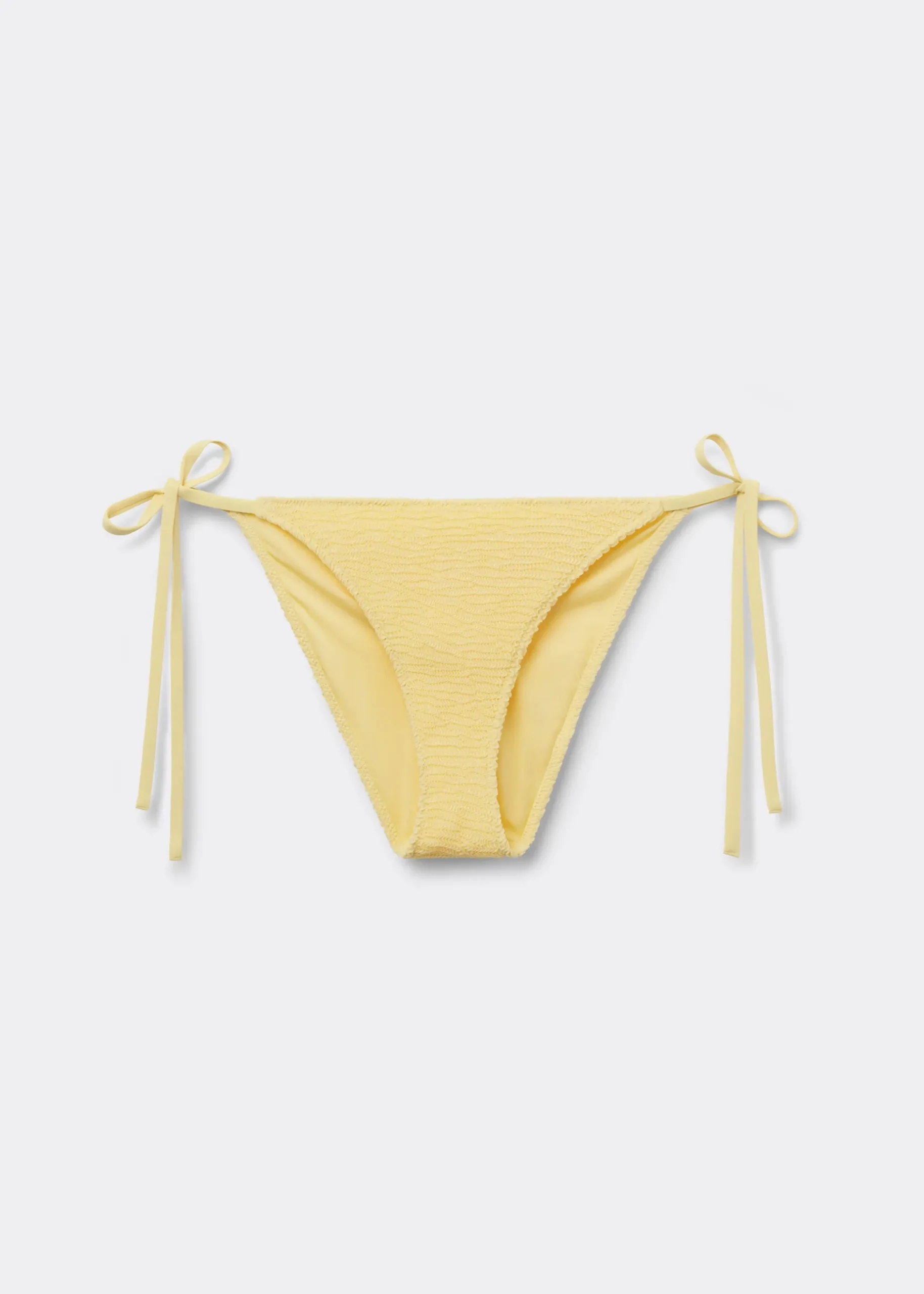 Bikinihose mit schmalen Bändchen Crinkle Waves