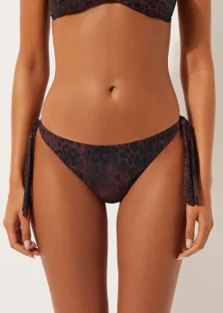 Bikini-Slip Dark Animalier