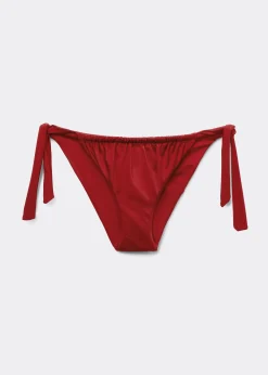 Bikini-Slip mit seitlichen Bändern Shiny Satin